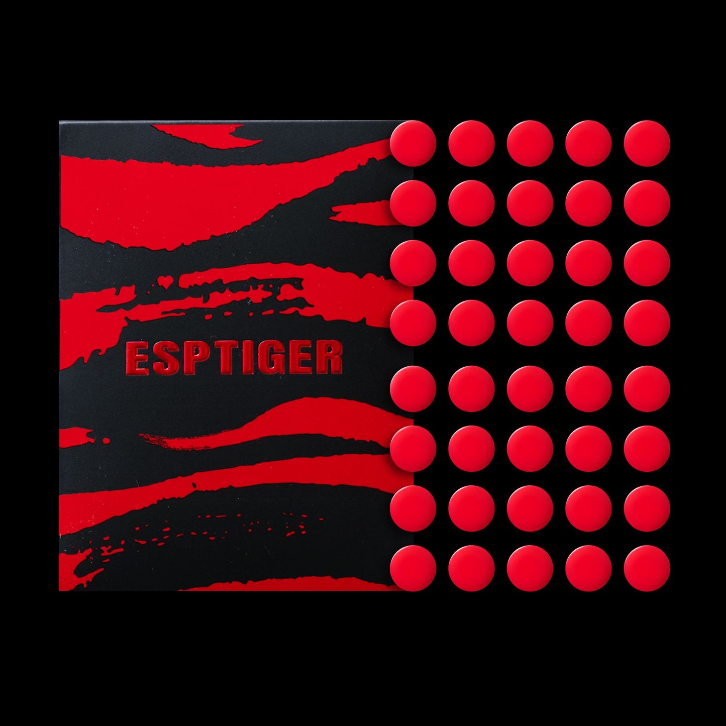Arbiter Studio x ESPTIGER Bloody Red-通用型 DIY 點狀滑鼠腳貼