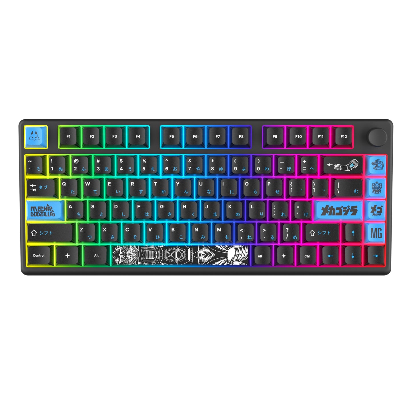 Arbiter Studio 機械哥吉拉 聯名款 Polar 65+ 磁軸機械式鍵盤 【黑化款】