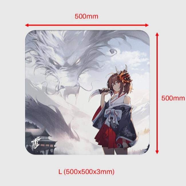 Yuki Aim 2024 限定款 L 布面滑鼠墊 Oni 2.0