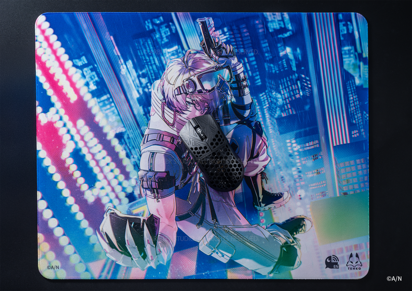 Arbiter Studio x Nijisanji SHU & CLAUDE - 布面滑鼠墊 L (Claude Clawmark)