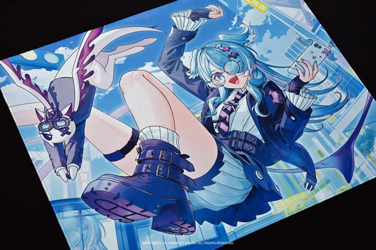 Arbiter Studio x NIJISANJI EN - Arbiter Studio × NIJISANJI EN – Elira Pendora 聯名電競周邊系列（日文 JIS 配置鍵盤、布質滑鼠墊及玻璃滑鼠墊）