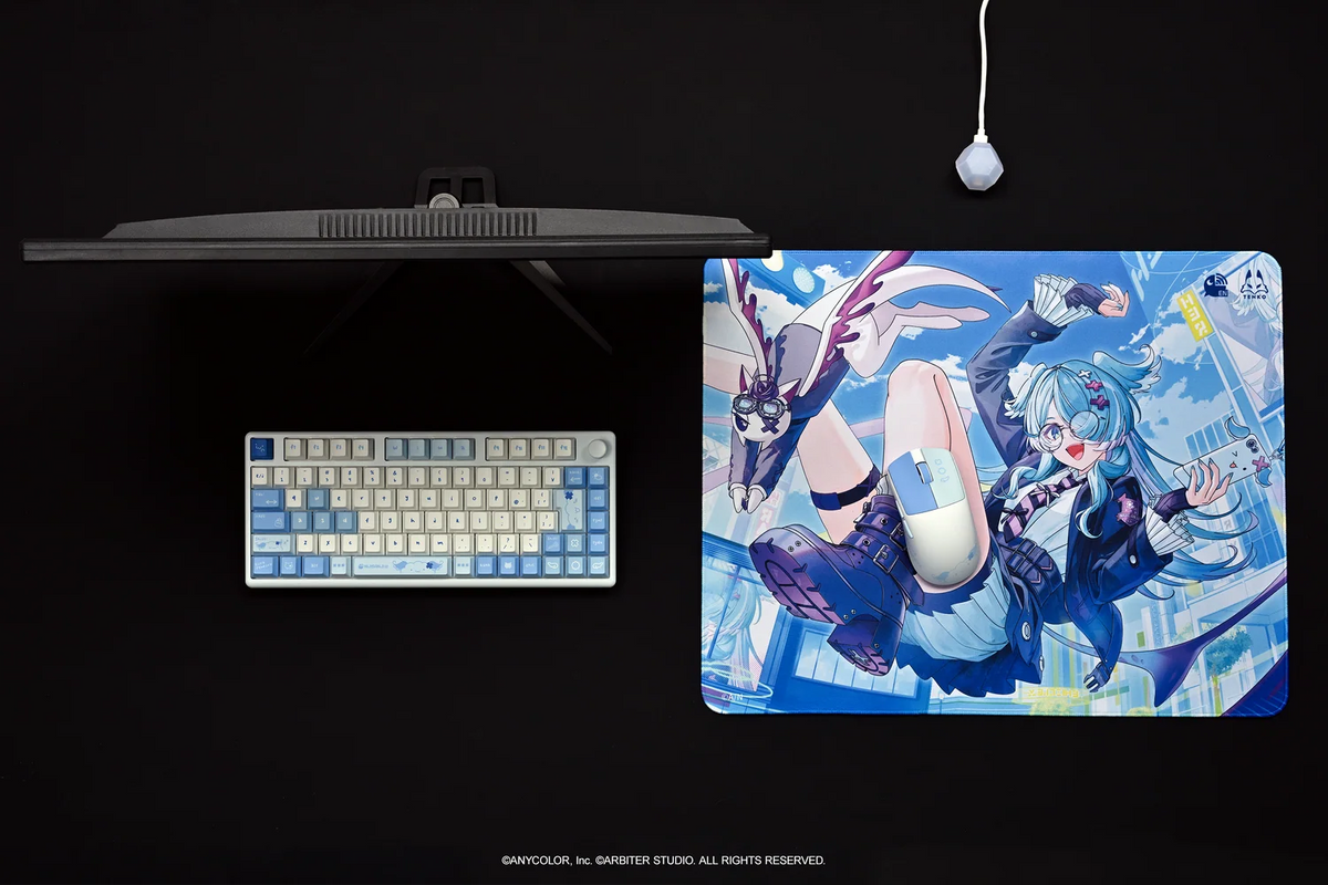 Arbiter Studio x NIJISANJI EN - Arbiter Studio × NIJISANJI EN – Elira Pendora 聯名電競周邊系列（日文 JIS 配置鍵盤、布質滑鼠墊及玻璃滑鼠墊）