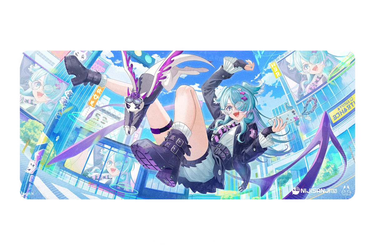 Arbiter Studio x NIJISANJI EN - Arbiter Studio × NIJISANJI EN – Elira Pendora 聯名電競周邊系列（日文 JIS 配置鍵盤、布質滑鼠墊及玻璃滑鼠墊）