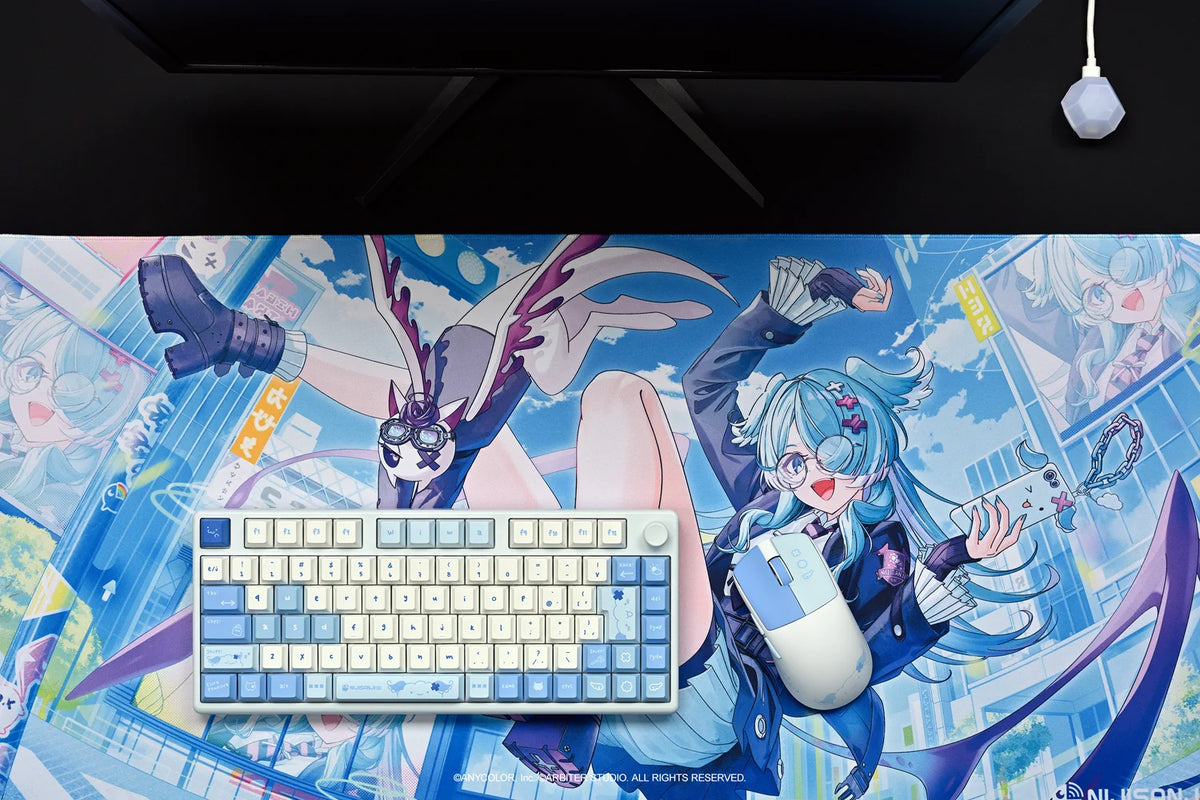 Arbiter Studio x NIJISANJI EN - Arbiter Studio × NIJISANJI EN – Elira Pendora 聯名電競周邊系列（日文 JIS 配置鍵盤、布質滑鼠墊及玻璃滑鼠墊）