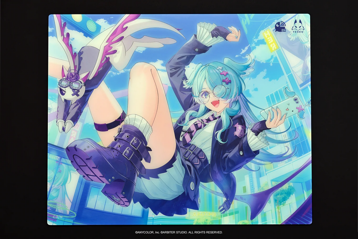 Arbiter Studio x NIJISANJI EN - Arbiter Studio × NIJISANJI EN – Elira Pendora 聯名電競周邊系列（日文 JIS 配置鍵盤、布質滑鼠墊及玻璃滑鼠墊）