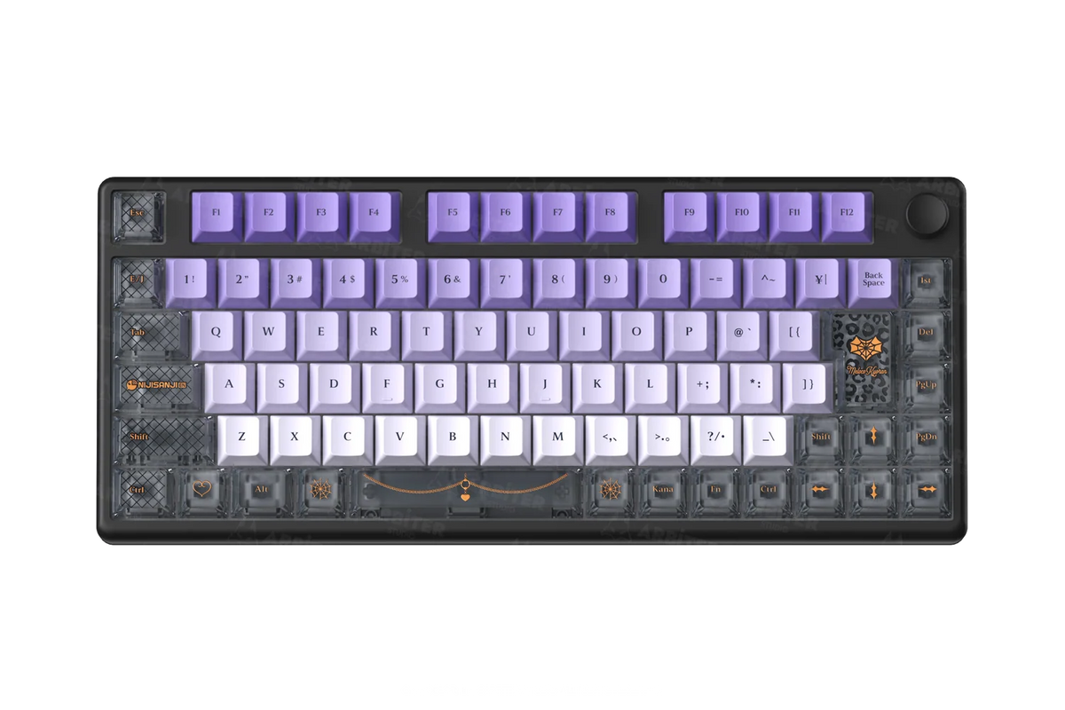 Arbiter Studio x NIJISANJI EN - Arbiter Studio × NIJISANJI EN – Meloco Kyoran 聯名電競周邊系列（日文 JIS 配置鍵盤、布質滑鼠墊及玻璃滑鼠墊）