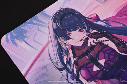 Arbiter Studio x NIJISANJI EN - Arbiter Studio × NIJISANJI EN – Meloco Kyoran 聯名電競周邊系列（日文 JIS 配置鍵盤、布質滑鼠墊及玻璃滑鼠墊）