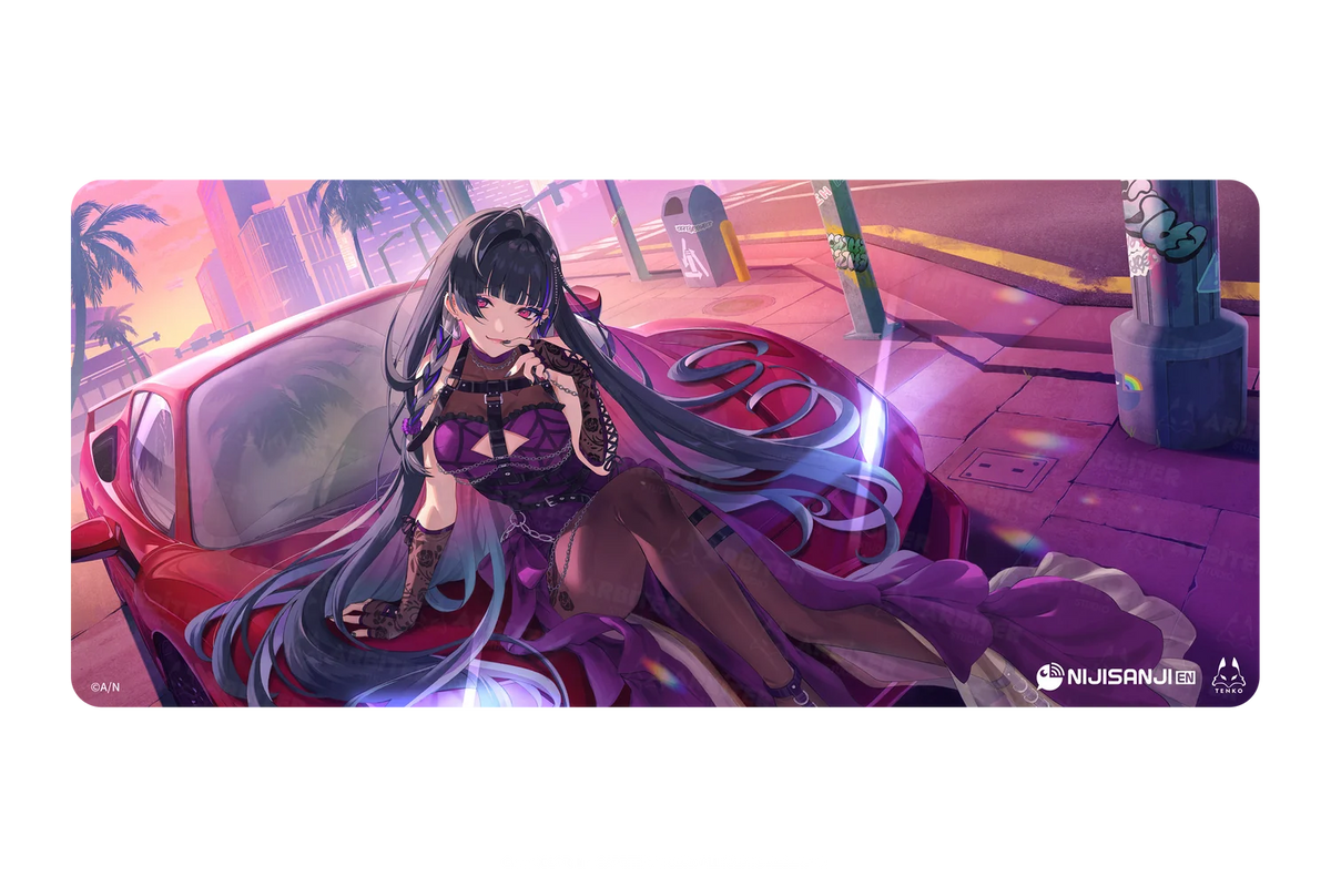 Arbiter Studio x NIJISANJI EN - Arbiter Studio × NIJISANJI EN – Meloco Kyoran 聯名電競周邊系列（日文 JIS 配置鍵盤、布質滑鼠墊及玻璃滑鼠墊）