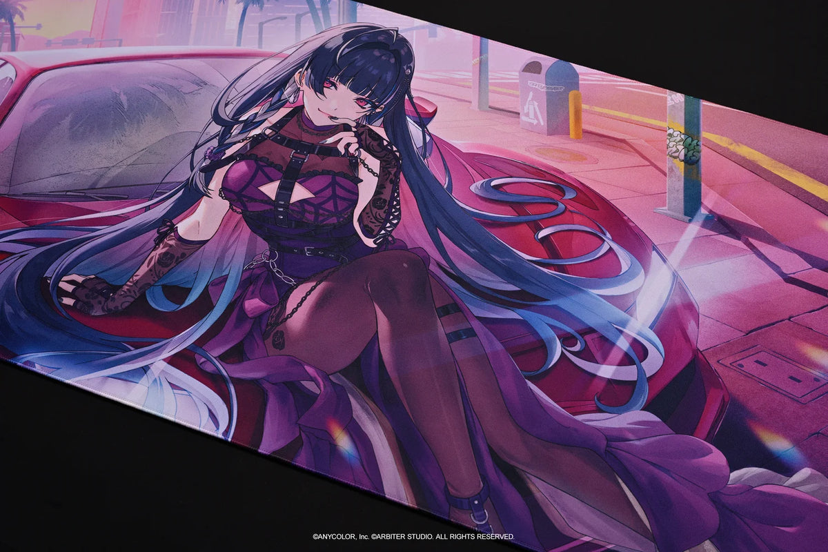 Arbiter Studio x NIJISANJI EN - Arbiter Studio × NIJISANJI EN – Meloco Kyoran 聯名電競周邊系列（日文 JIS 配置鍵盤、布質滑鼠墊及玻璃滑鼠墊）