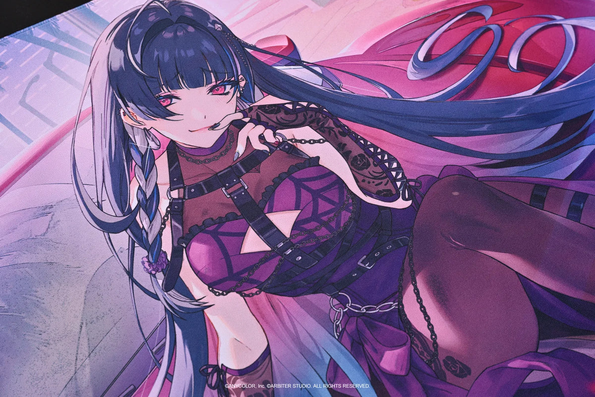 Arbiter Studio x NIJISANJI EN - Arbiter Studio × NIJISANJI EN – Meloco Kyoran 聯名電競周邊系列（日文 JIS 配置鍵盤、布質滑鼠墊及玻璃滑鼠墊）