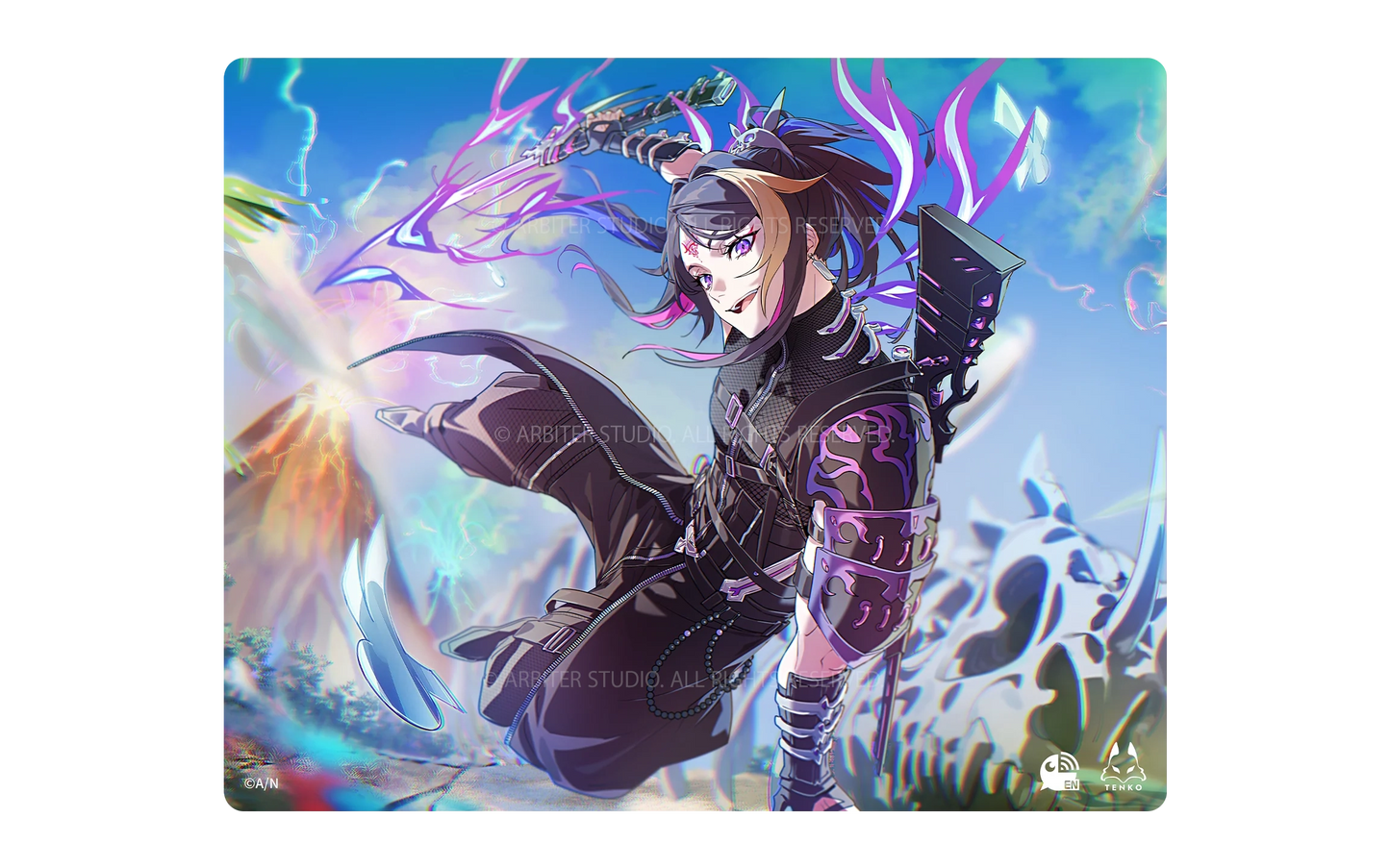 Arbiter Studio x Nijisanji SHU & CLAUDE - 布面滑鼠墊 L (Shu Yamino)