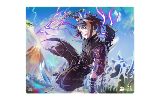 Arbiter Studio x Nijisanji SHU & CLAUDE - 玻璃面滑鼠墊 (Shu Yamino)