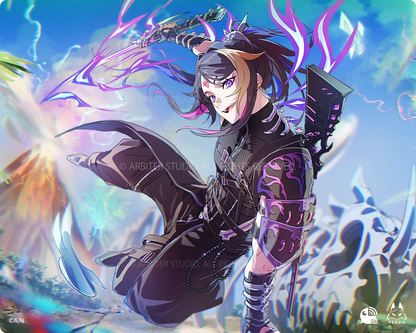 Arbiter Studio x Nijisanji SHU & CLAUDE - 玻璃面滑鼠墊 (Shu Yamino)