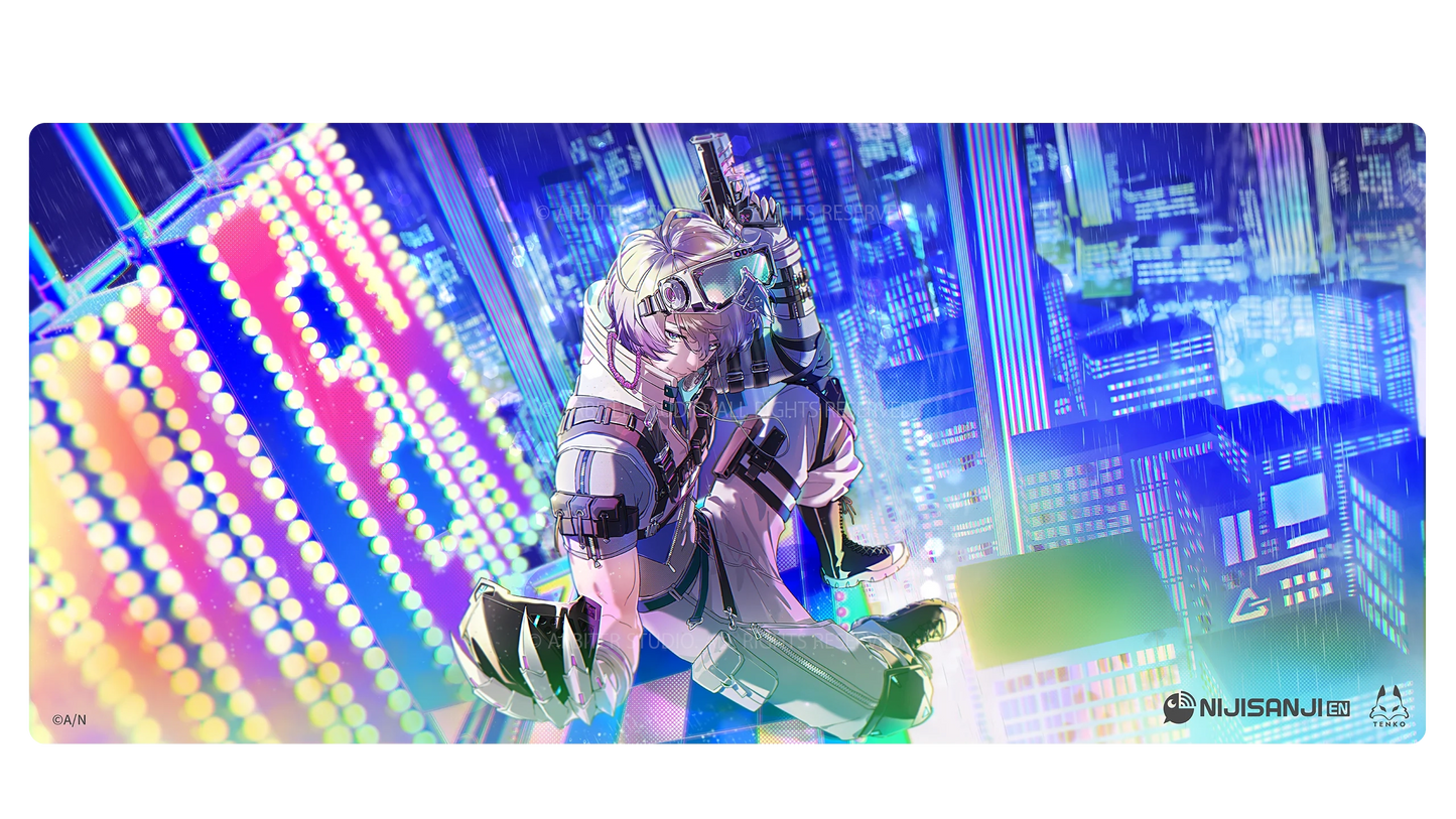 Arbiter Studio x Nijisanji SHU & CLAUDE - 布面滑鼠墊 XL (Claude Clawmark)