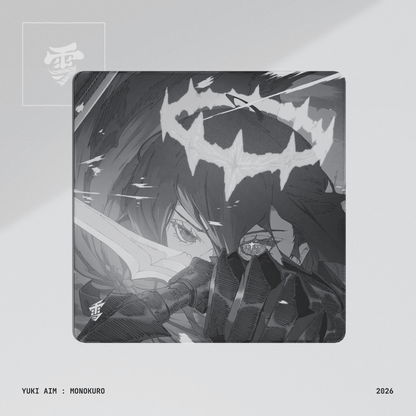 Yuki Aim Monokuro 布質滑鼠墊 L