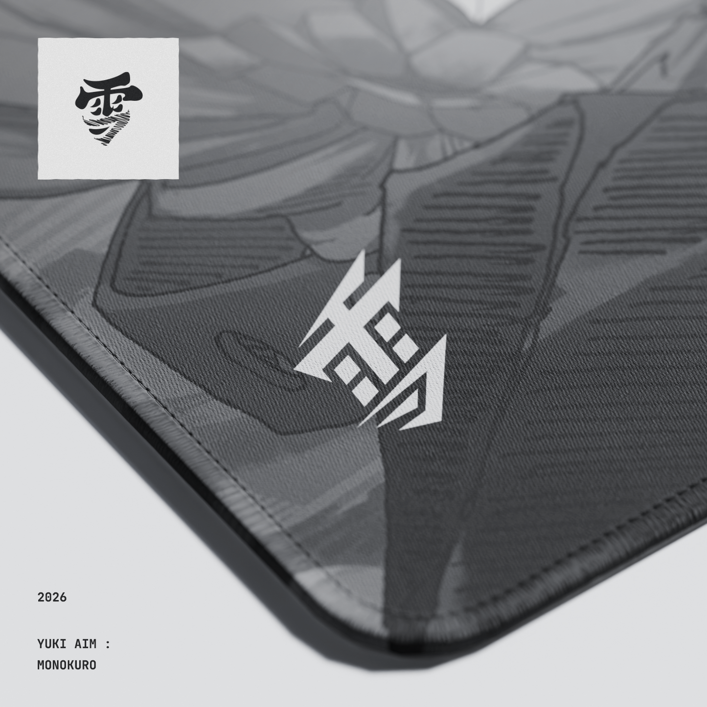 Yuki Aim Monokuro 布質滑鼠墊 L