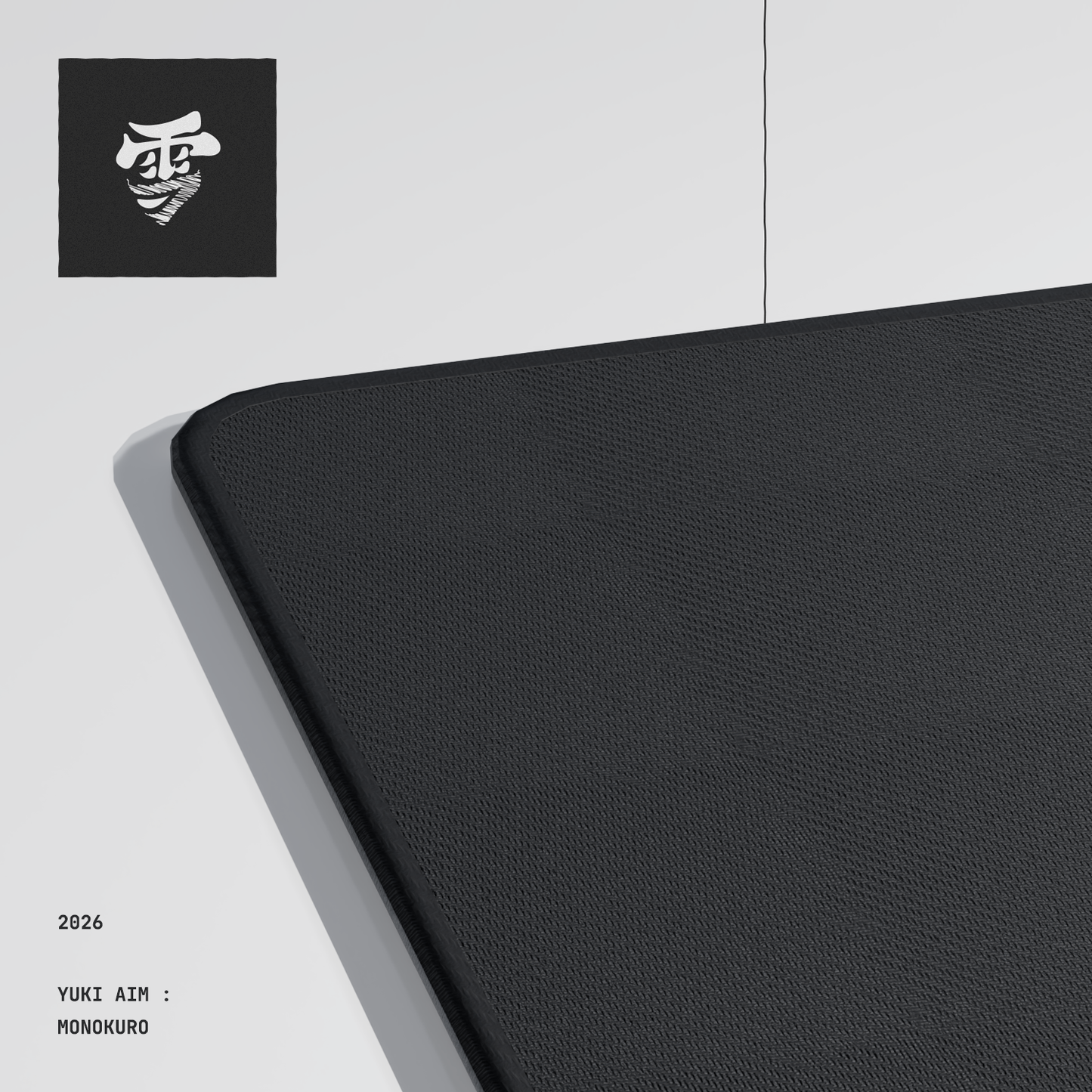 Yuki Aim Monokuro 布質滑鼠墊 L