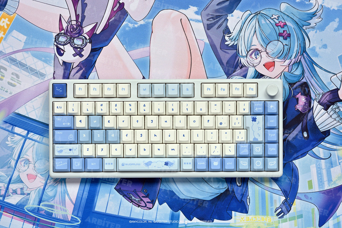 Arbiter Studio x NIJISANJI EN - Arbiter Studio × NIJISANJI EN – Elira Pendora 聯名電競周邊系列（日文 JIS 配置鍵盤、布質滑鼠墊及玻璃滑鼠墊）