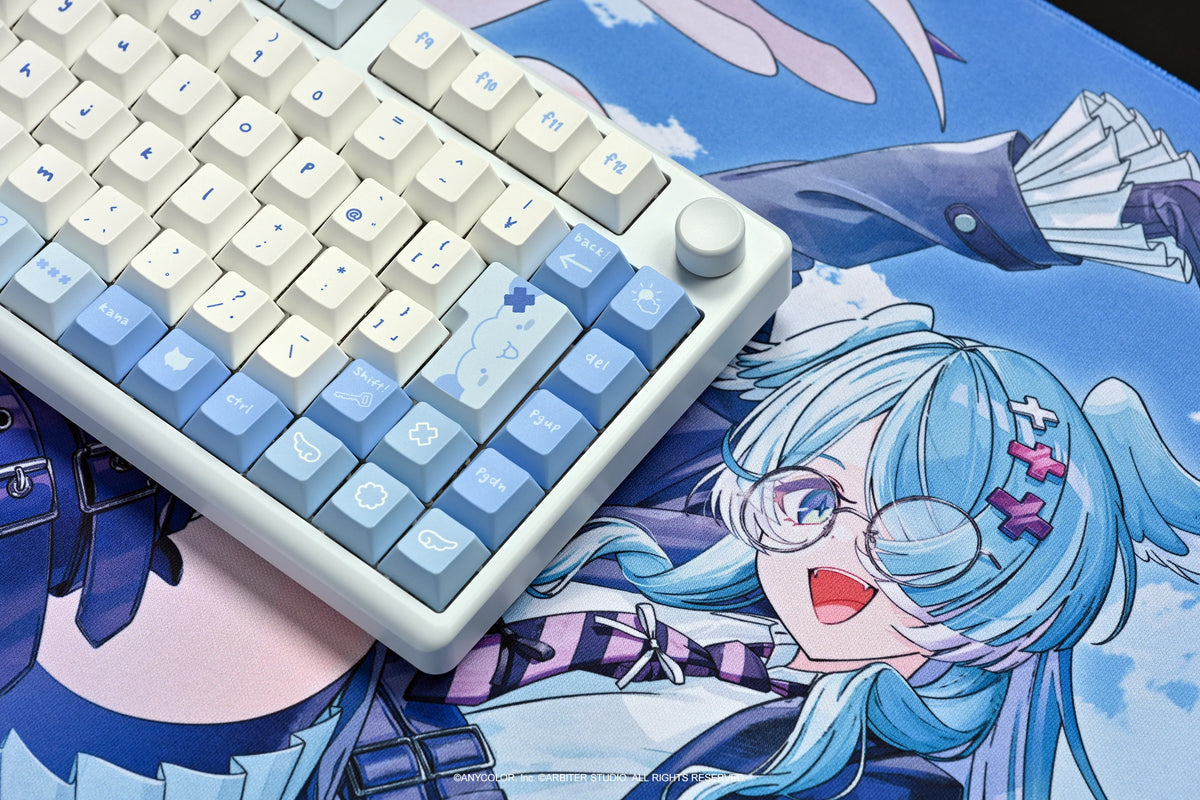 Arbiter Studio x NIJISANJI EN - Arbiter Studio × NIJISANJI EN – Elira Pendora 聯名電競周邊系列（日文 JIS 配置鍵盤、布質滑鼠墊及玻璃滑鼠墊）