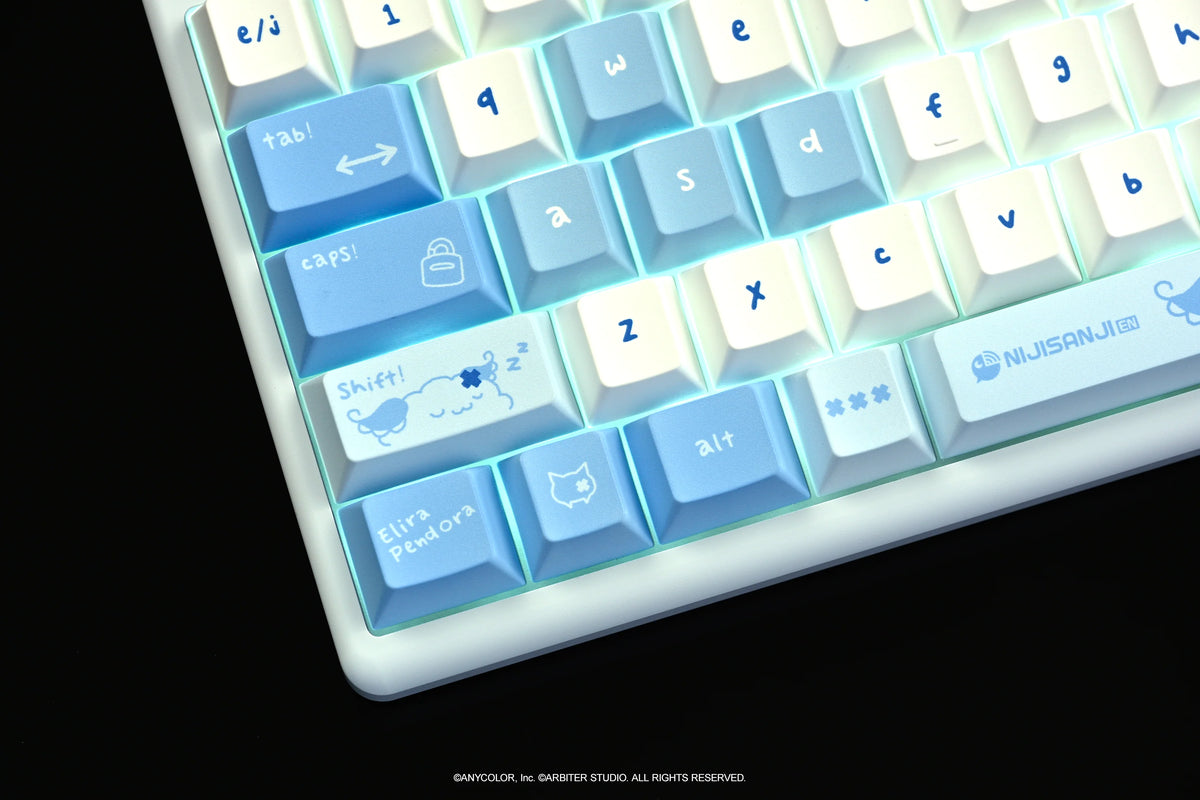 Arbiter Studio x NIJISANJI EN - Arbiter Studio × NIJISANJI EN – Elira Pendora 聯名電競周邊系列（日文 JIS 配置鍵盤、布質滑鼠墊及玻璃滑鼠墊）