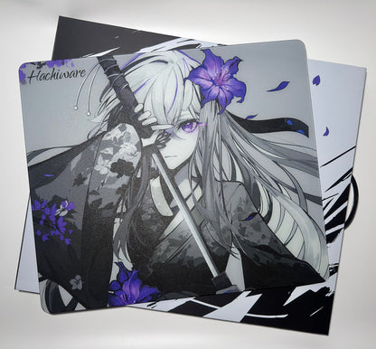 [預購品 6/26截止收單 8月初出貨] Hachiware 玻璃滑鼠墊 速度型 FlowerBlade V2