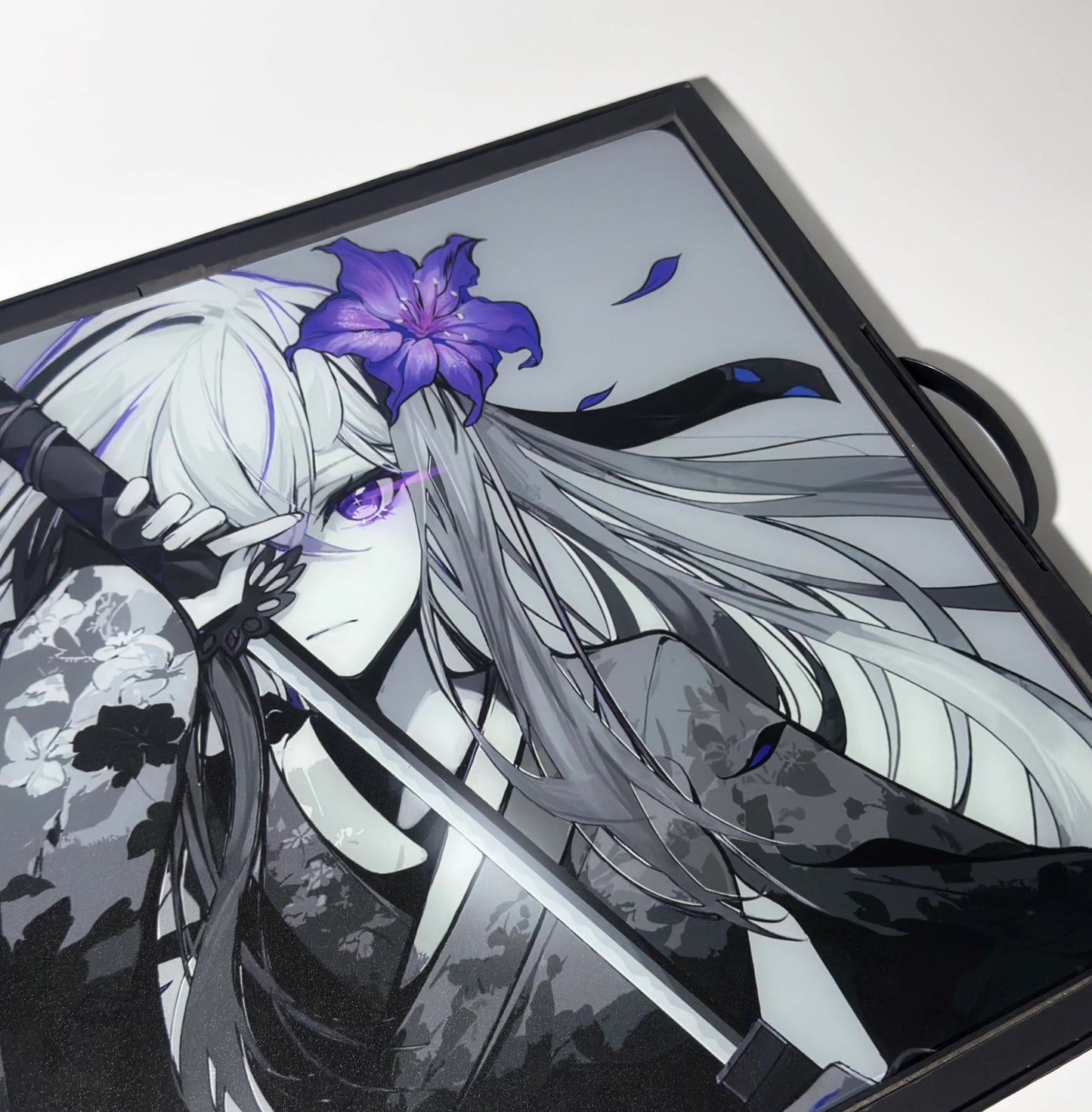 [預購品 6/26截止收單 8月初出貨] Hachiware 玻璃滑鼠墊 速度型 FlowerBlade V2
