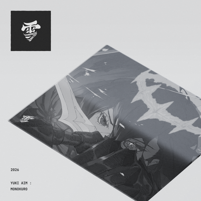 Yuki Aim Monokuro 玻璃滑鼠墊