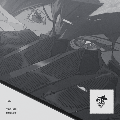 Yuki Aim Monokuro 玻璃滑鼠墊