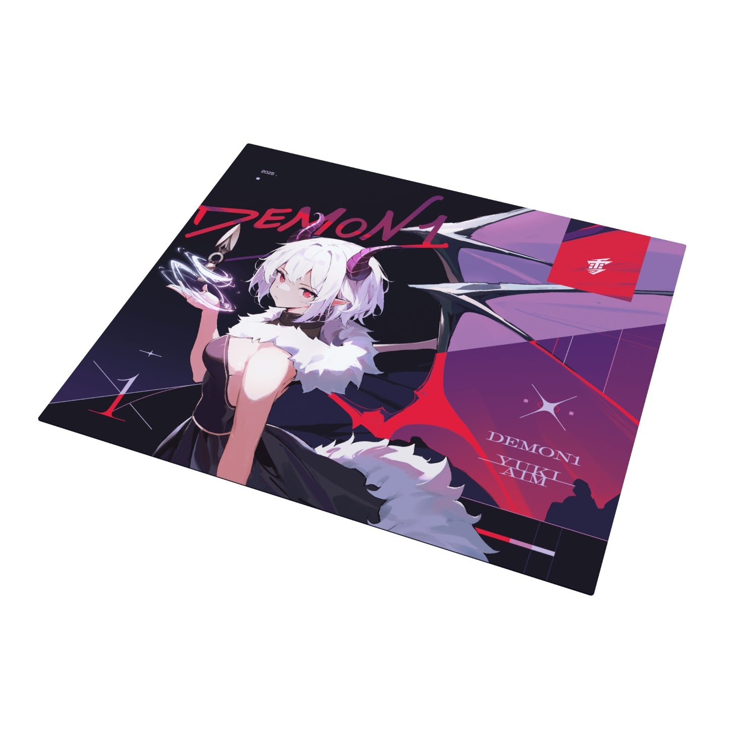 Yuki Aim x Demon1 限量滑鼠墊系列 - 玻璃面滑鼠墊