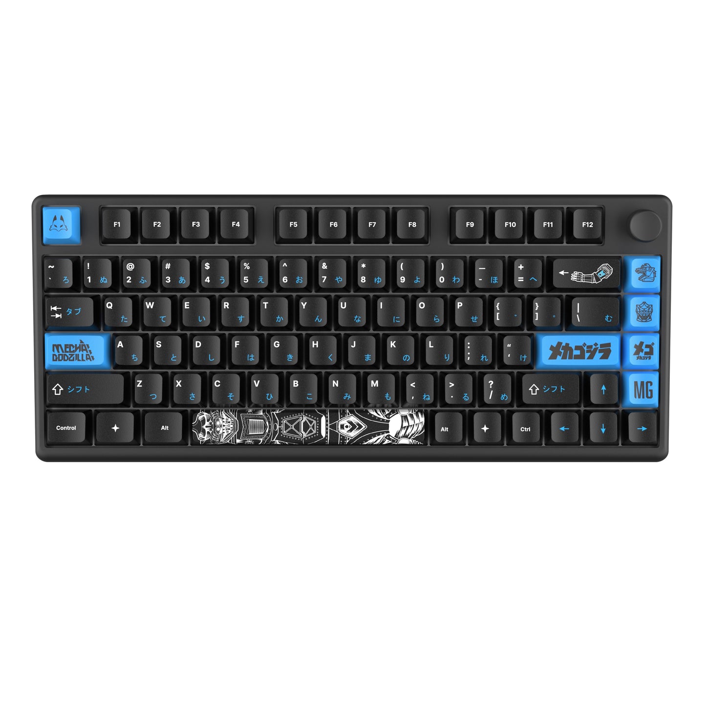 Arbiter Studio 機械哥吉拉 聯名款 Polar 65+ 磁軸機械式鍵盤 【黑化款】