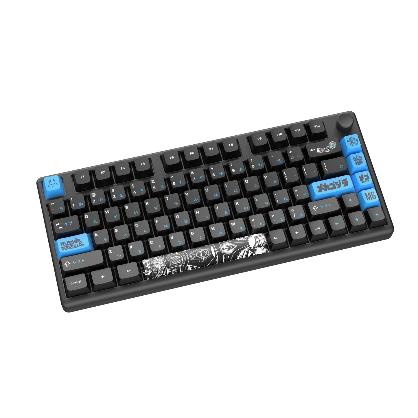 Arbiter Studio 機械哥吉拉 聯名款 Polar 65+ 磁軸機械式鍵盤 【黑化款】