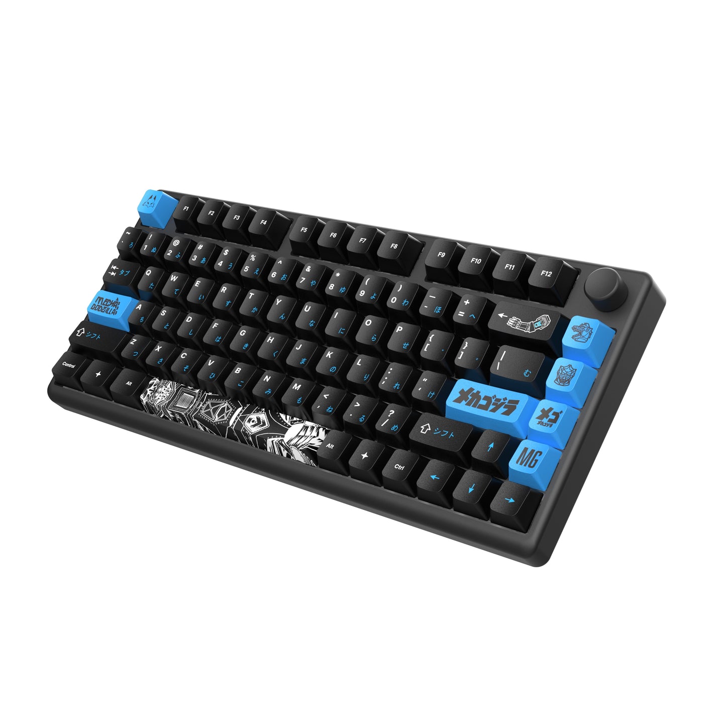 Arbiter Studio 機械哥吉拉 聯名款 Polar 65+ 磁軸機械式鍵盤 【黑化款】