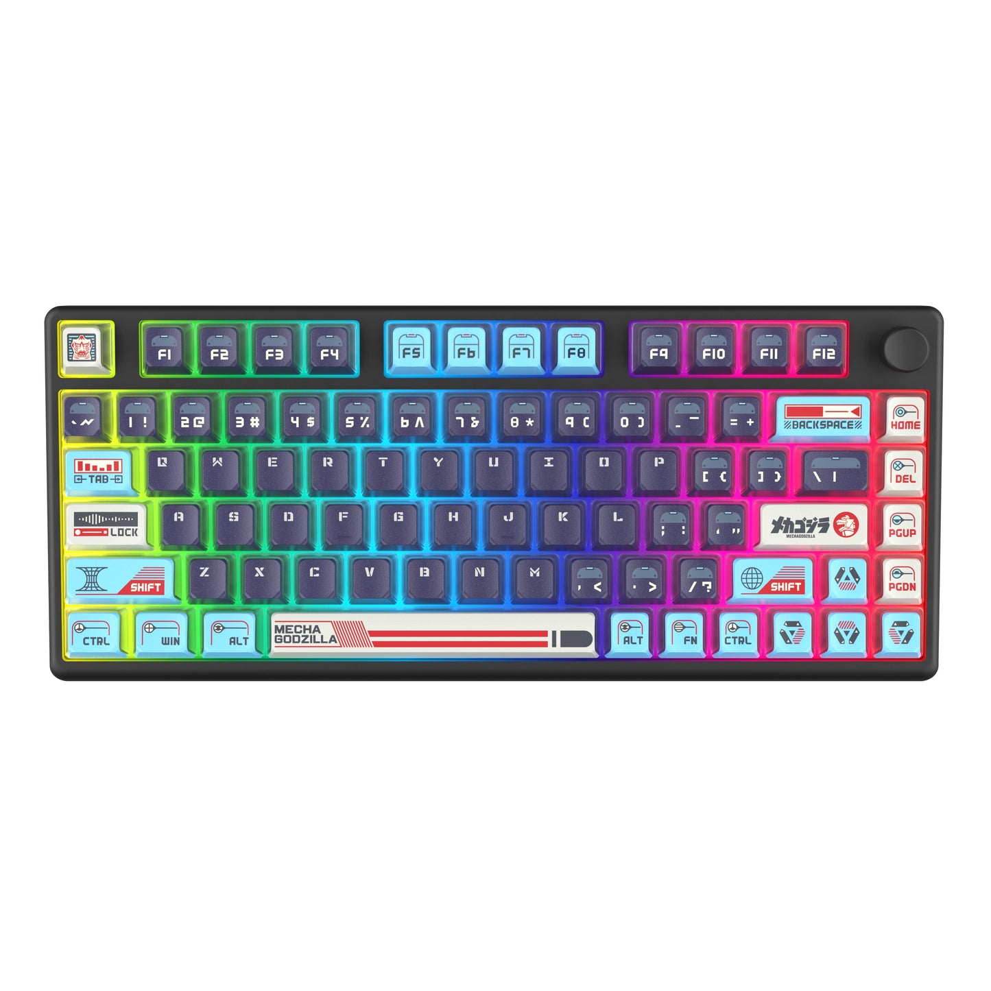 Arbiter Studio 機械哥吉拉 聯名款 Polar 65+ 磁軸機械式鍵盤 【賽博款】