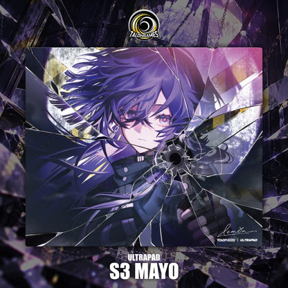 [預購品 11月底出貨] TalonGames 玻璃滑鼠墊 速度型 S3 MAYO
