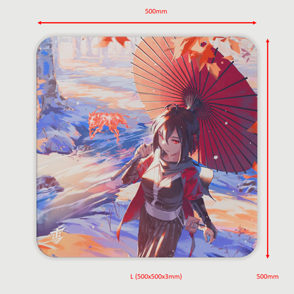 Yuki Aim 2024 限定款  L 滑鼠墊 kitsune 狐狸 雪
