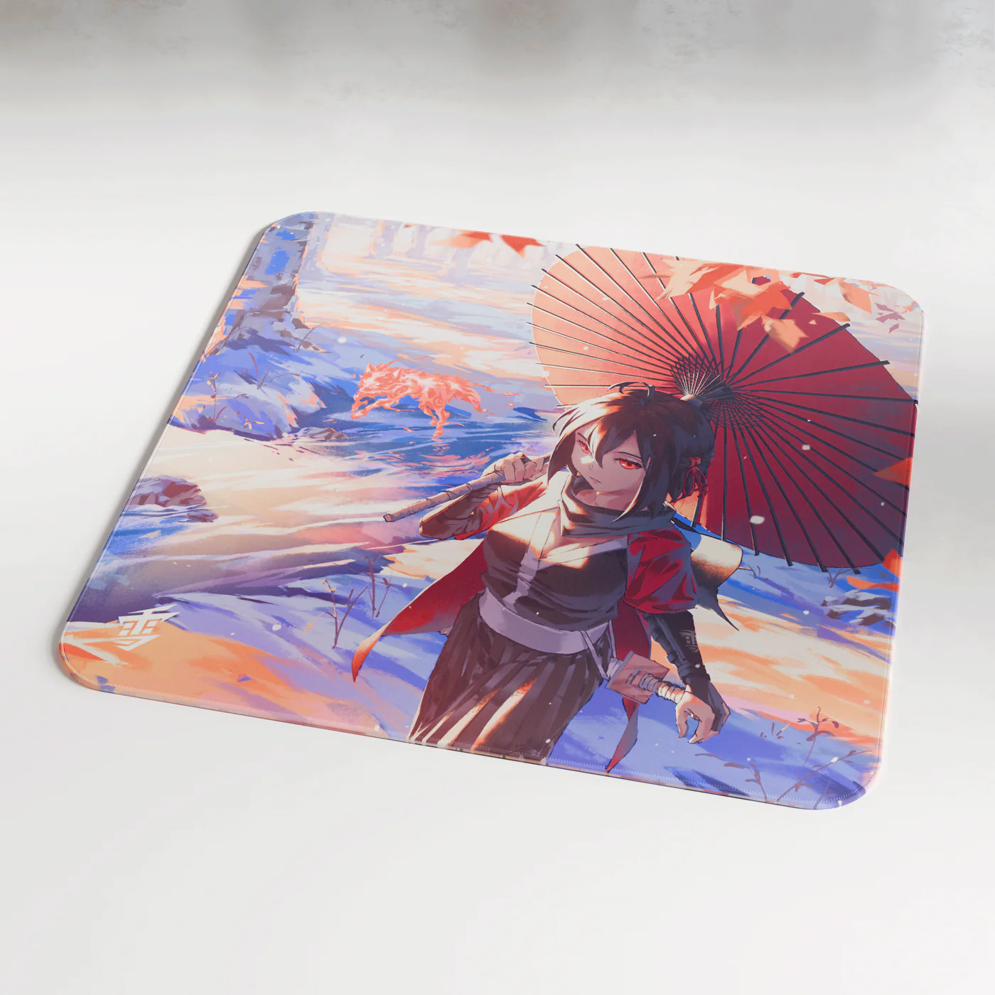 Yuki Aim 2024 限定款  L 滑鼠墊 kitsune 狐狸 雪