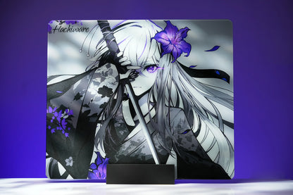 [預購品 6/26截止收單 8月初出貨] Hachiware 玻璃滑鼠墊 速度型 FlowerBlade V2