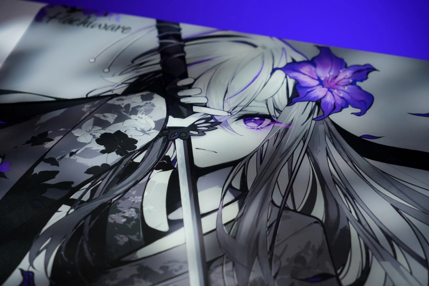[預購品 6/26截止收單 8月初出貨] Hachiware 玻璃滑鼠墊 速度型 FlowerBlade V2