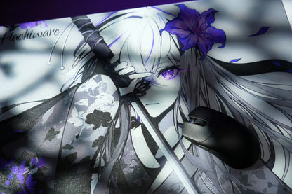 [預購品 6/26截止收單 8月初出貨] Hachiware 玻璃滑鼠墊 速度型 FlowerBlade V2