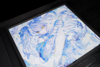 [預購品 6/26截止收單 8月初出貨] Hachiware 玻璃滑鼠墊 速度型 Ice