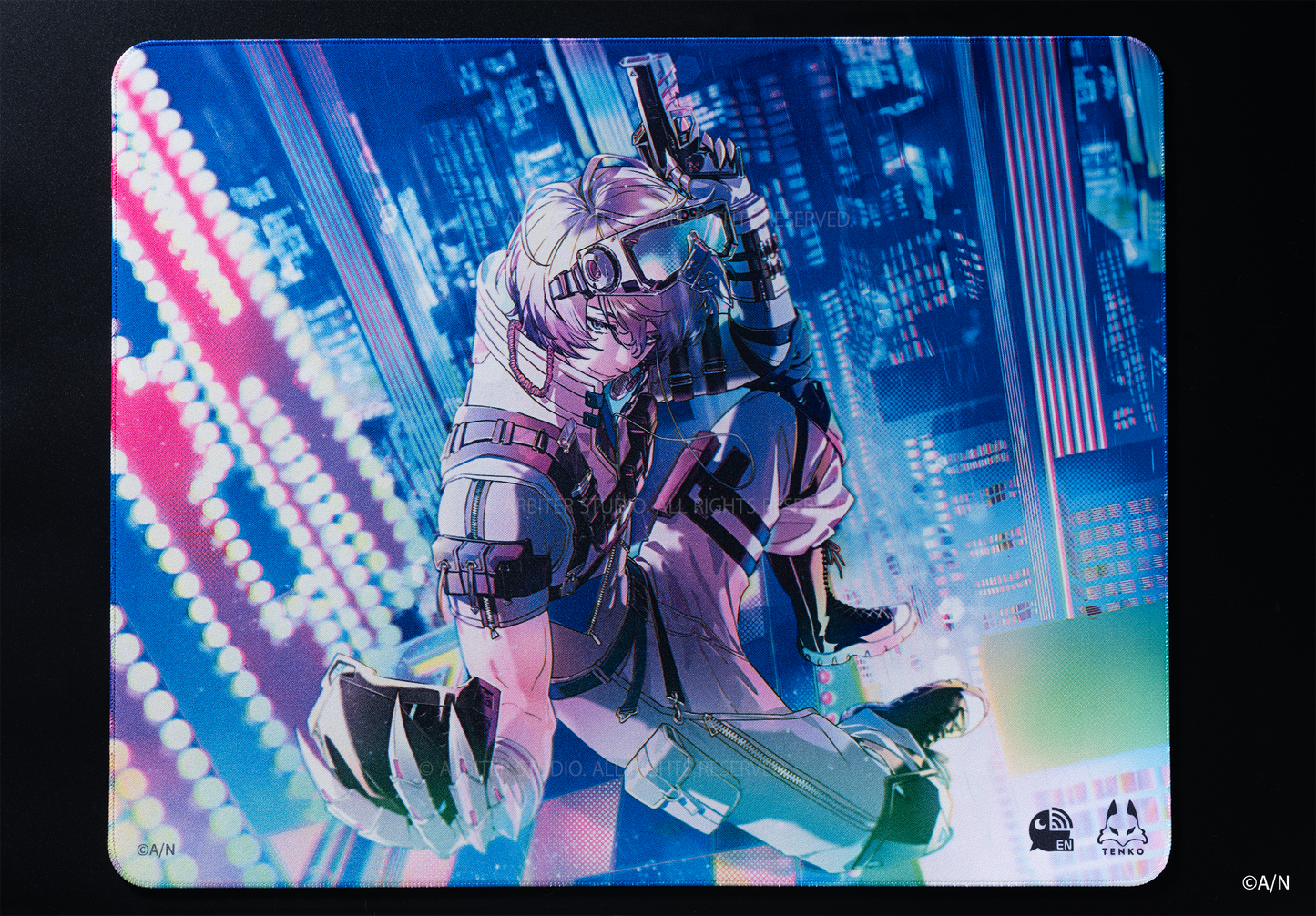 Arbiter Studio x Nijisanji SHU & CLAUDE - 布面滑鼠墊 L (Claude Clawmark)