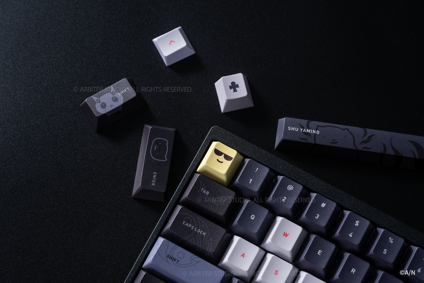 Arbiter Studio x Nijisanji SHU & CLAUDE - ARC 65 8K HE 磁軸鍵盤 (Shu Yamino)