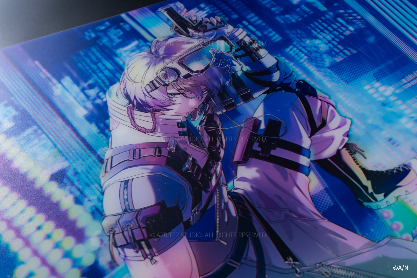 Arbiter Studio x Nijisanji SHU & CLAUDE - 玻璃面滑鼠墊 (Claude Clawmark)