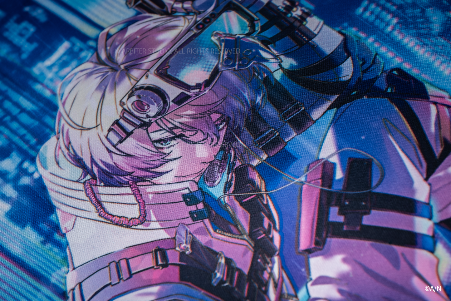 Arbiter Studio x Nijisanji SHU & CLAUDE - 布面滑鼠墊 XL (Claude Clawmark)