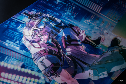 Arbiter Studio x Nijisanji SHU & CLAUDE - 布面滑鼠墊 XL (Claude Clawmark)