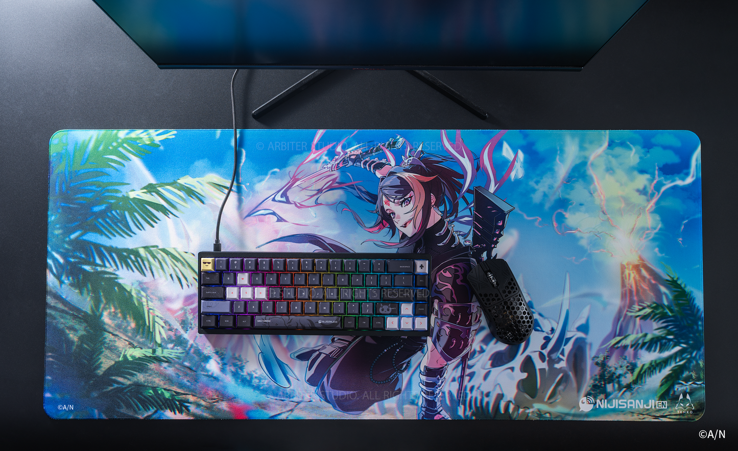 Arbiter Studio x Nijisanji SHU & CLAUDE - ARC 65 8K HE 磁軸鍵盤 (Shu Yamino)