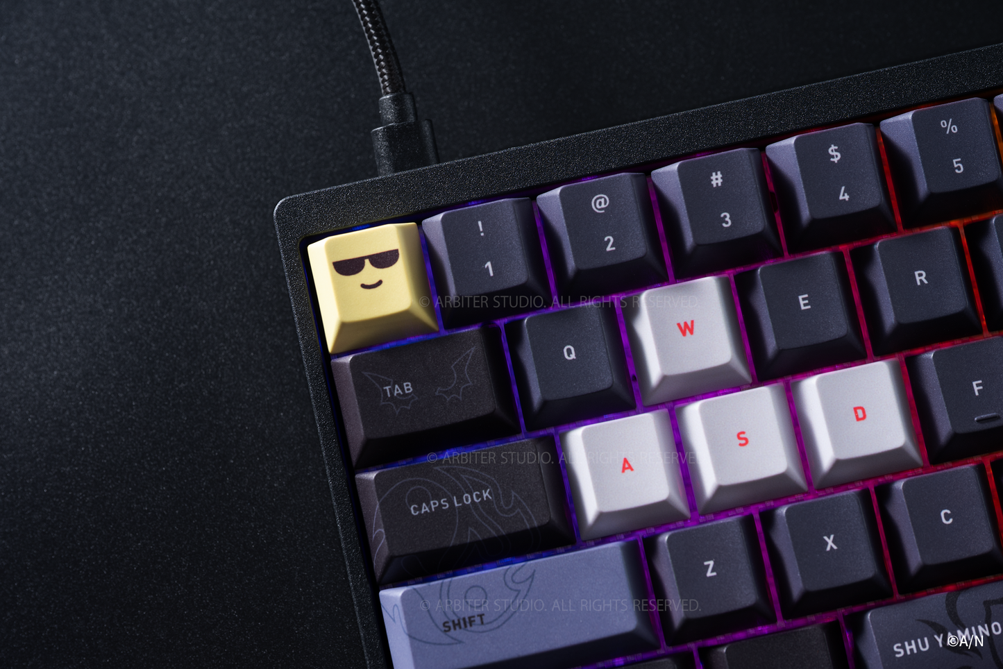 Arbiter Studio x Nijisanji SHU & CLAUDE - ARC 65 8K HE 磁軸鍵盤 (Shu Yamino)